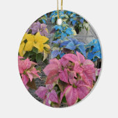 Poinsettia Keramik Ornament (Links)