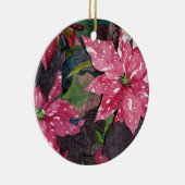 Poinsettia Keramikornament (Rechts)