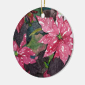 Poinsettia Keramikornament (Links)