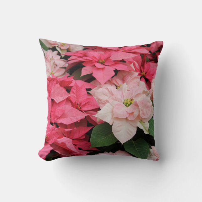 Poinsettia Kissen (Vorderseite)