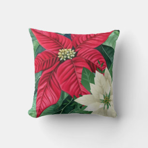 Poinsettia Kissen