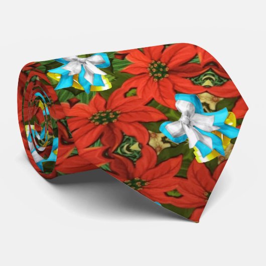 Poinsettia Krawatte (Gerollt)