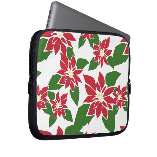 Poinsettia Laptopschutzhülle (Vorne Rechts)