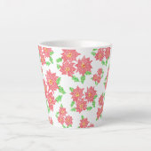 Poinsettia Latte Tasse (Vorderseite)