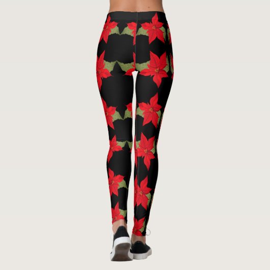 Poinsettia Leggings (Rückseite)
