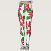 Poinsettia Leggings (Vorderseite)