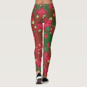 Poinsettia Leggings (Rückseite)