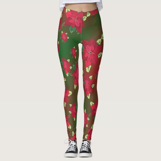 Poinsettia Leggings (Vorderseite)