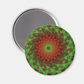 Poinsettia Magnet (Vorderseite/Rückseite)