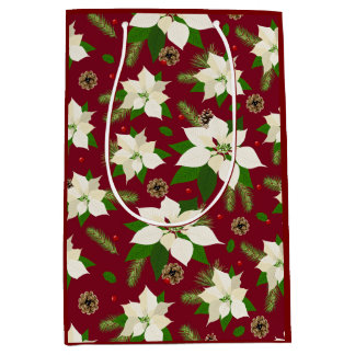 Poinsettia Mittlere Geschenktüte