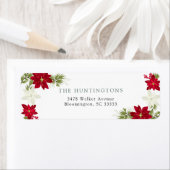 Poinsettia Moderne Rücksendeadresse (Insitu)