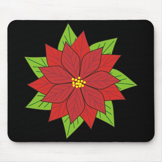 Poinsettia Mousepad (Vorne)