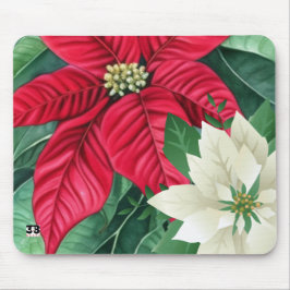 Poinsettia Mousepad