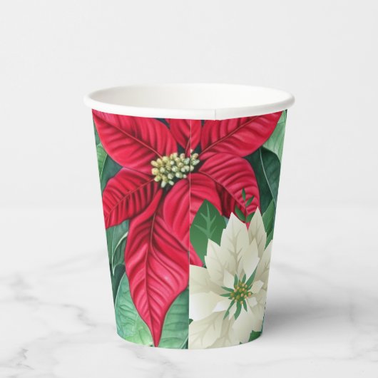 Poinsettia Pappbecher (Rechts)