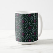 Poinsettia Paradise Coffee Tasse Dark (VorderseiteRechts)