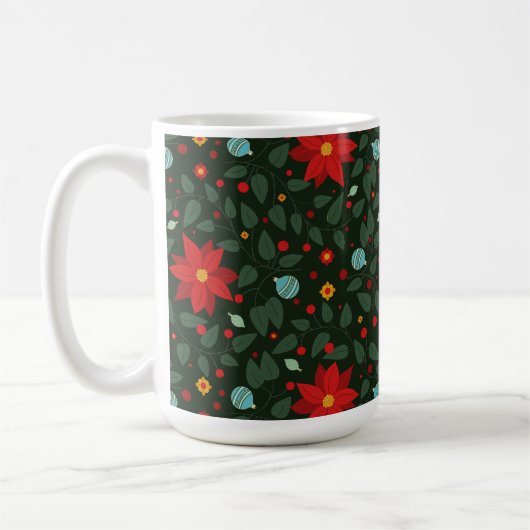 Poinsettia Paradise Tasse (Links)
