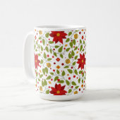 Poinsettia Paradise Tasse (Vorderseite Links)