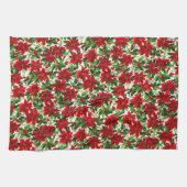 Poinsettia Pattern Weihnachten Geschirrtuch (Horizontal)