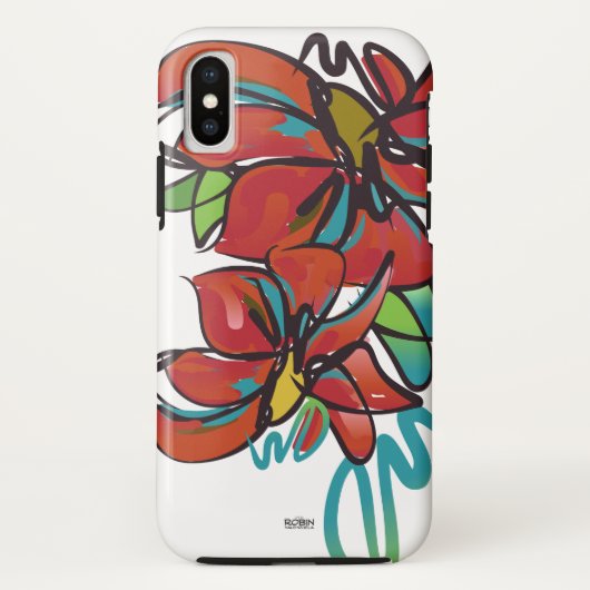 Poinsettia Phone Case (Rückseite)