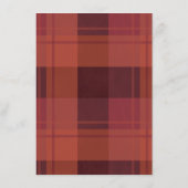 Poinsettia Pine Cone Beratung für Mum Baby Dusche Begleitkarte (Rückseite)