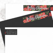 Poinsettia Pine Mistletoe Holly Frohe Weihnachten