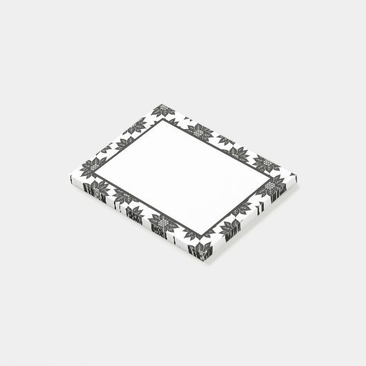 Poinsettia Post-it Klebezettel (angewinkelt)