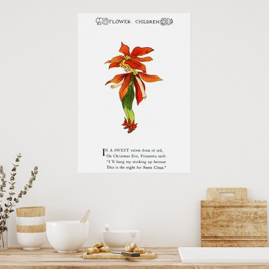 Poinsettia Poster (Küche)