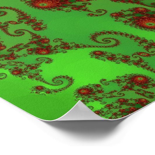 Poinsettia Poster (Ecke)