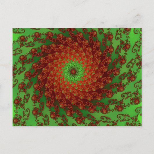 Poinsettia Postkarte (Vorderseite)