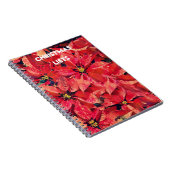Poinsettia Red Christmas Lists Journal Notizblock (Rechte Seite)