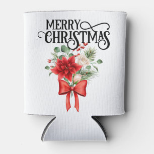 Poinsettia Rose Blume Bouquet Dosenkühler