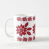 Poinsettia (rot) kaffeetasse (Links)