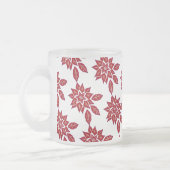 Poinsettia (rot) mattglastasse (Links)