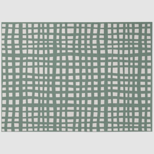 Poinsettia Sage Green Ivory Christmas gift Seidenpapier (Vorderseite)