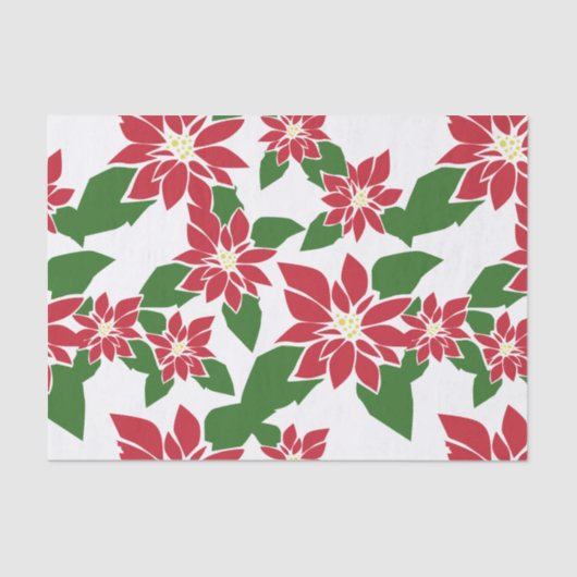 Poinsettia Seidenpapier (Vorderseite)