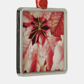 Poinsettia Silbernes Ornament (Rechts)