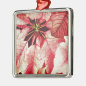 Poinsettia Silbernes Ornament (Links)