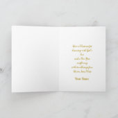 Poinsettia-Sortiment" Weihnachtsgrüßkarte Karte (Innenseite)