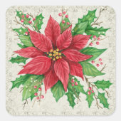 Poinsettia Sticker - SRF (Vorderseite)