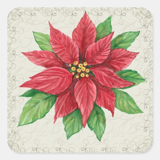 Poinsettia Sticker - SRF (Vorderseite)