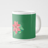 Poinsettia-Tasse Jumbo-Tasse (Vorderseite Rechts)