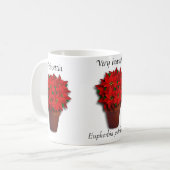 Poinsettia-Tasse Kaffeetasse (Vorderseite Links)