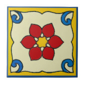 Poinsettia Tile Fliese (Vorderseite)
