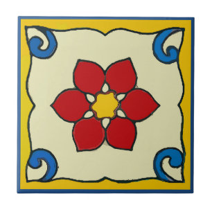 Poinsettia Tile Fliese