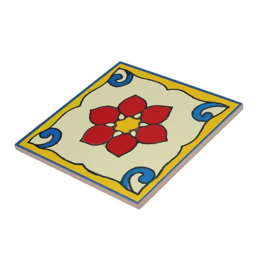 Poinsettia Tile Fliese (Seite)