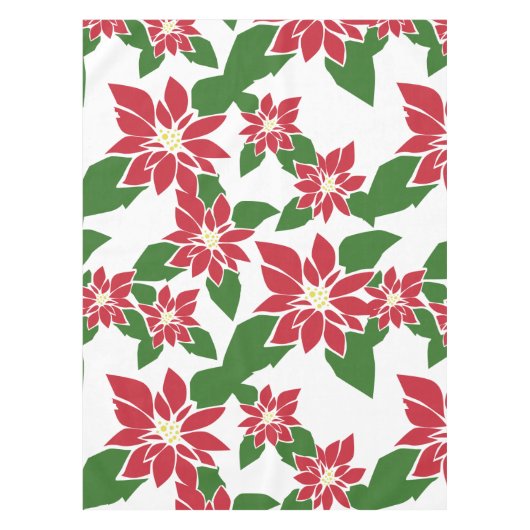 Poinsettia Tischdecke (Vorderseite)