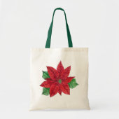 Poinsettia Tote Bag Tragetasche (Vorne)