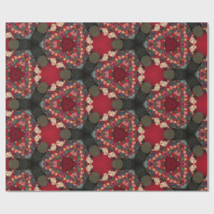 Poinsettia Trifectata Abstrakte Gestaltung Ii Geschenkpapier