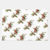 Poinsettia und Heilige Geschenkpapier Set (Vorderseite 3)