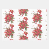 Poinsettia und Heilige Geschenkpapier Set (Vorderseite 2)